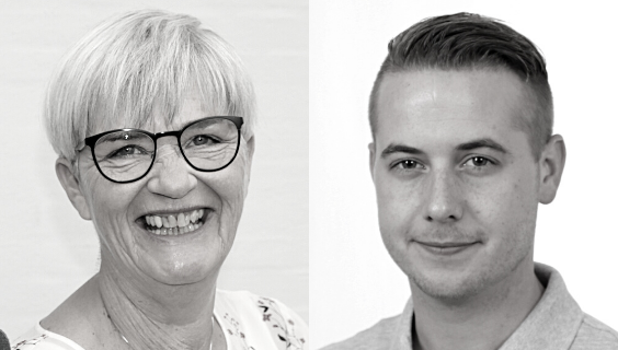 Pia Pedersen, næstformand og Jesper Hejlman Hermansen, sektoransvarlig, FOA Nordjylland, Østerport 2, Aalborg.